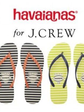 Havaianas striped flip flops - size 37/38